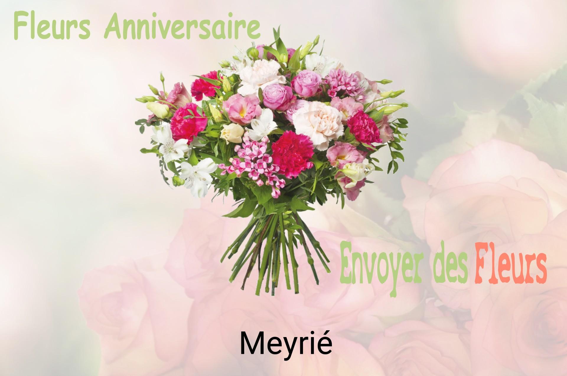 Bouquet de fleurs d’anniversaire livré à Meyrié